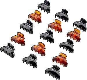 12 Pack Beautiful Mix Designs Hair Claw Clips for Women